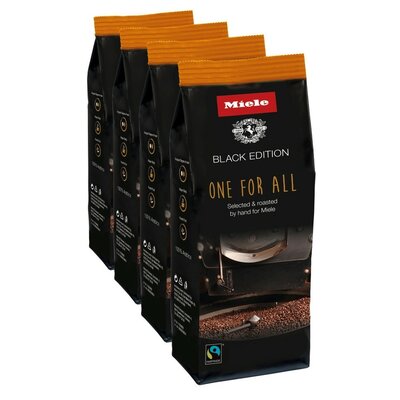 Kawa ziarnista MIELE Black Edition One for All Arabica 4 x 0.25 kg