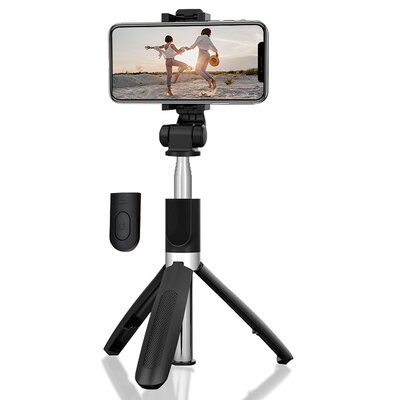 Uchwyt selfie MEDIA-TECH MT5542 Czarno-srebrny