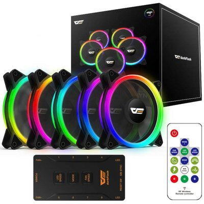 Wentylator DARKFLASH DR12 Pro Czarny (5 szt.)