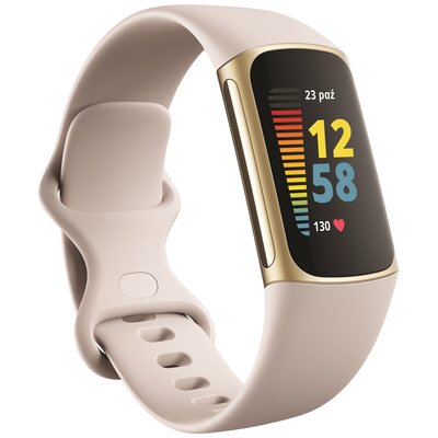 Smartband Google FITBIT Charge 5 GPS Biało-złoty