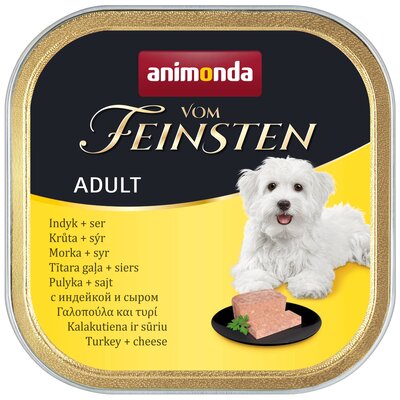 Karma dla psa ANIMONDA Vom Feinsten z indykiem i serem 150 g