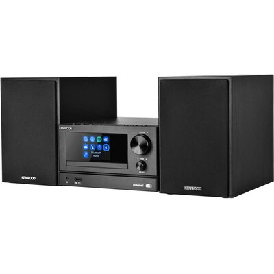 Wieża KENWOOD M-7000S-B Czarna, Odtw.CD/-R/-RW/MP3, Wi-Fi, BT, Radio internetowe, Spotify Connect, Tuner DAB+