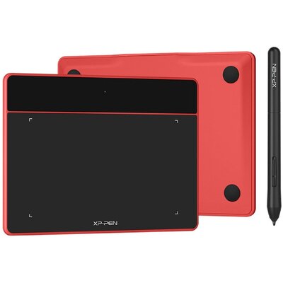 Tablet graficzny XP-PEN Deco Fun L Czerwony