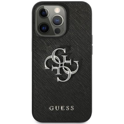 Etui GUESS Saffiano do Apple iPhone 13 Pro Czarny