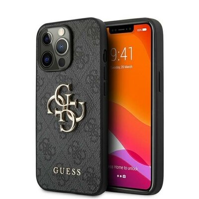 Etui GUESS 4G Big Metal Logo do Apple iPhone 13 Pro Szary