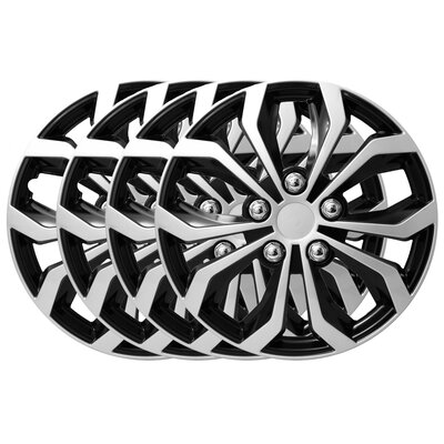 Kołpaki CARTREND Daytona 14 cali Czarno-srebrny