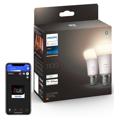 Inteligentna żarówka LED PHILIPS HUE 212728 9.5W E27 Bluetooth (2 szt.)