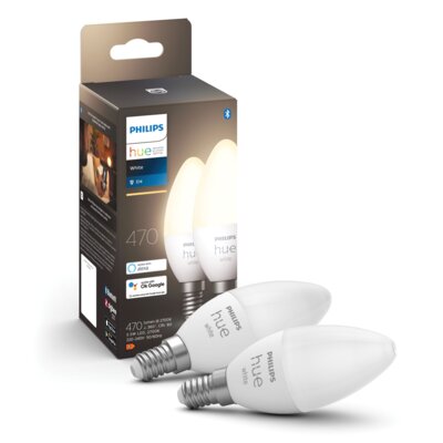 Inteligentna żarówka LED PHILIPS HUE 929003021102 5.5W E14 (2 szt.)