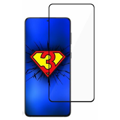 Szkło hartowane 3MK HardGlass Max Lite do Samsung Galaxy S21 FE Czarny