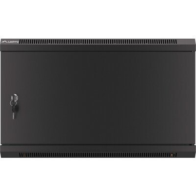 Szafa RACK LANBERG 19" 6U WF01-6406-00B 600 x 450 mm, Wisząca Czarny