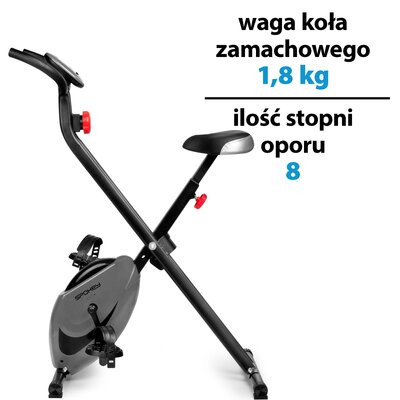 Rower magnetyczny SPOKEY XFIT+