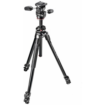 Statyw MANFROTTO MT290DUA3 z głowicą MH804-3W Czarny