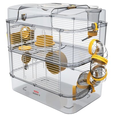 Klatka dla gryzonia ZOLUX Rody3 Duo Żółty