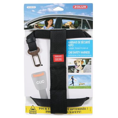 Szelki dla psa samochodowe ZOLUX 403335 XL Czarny