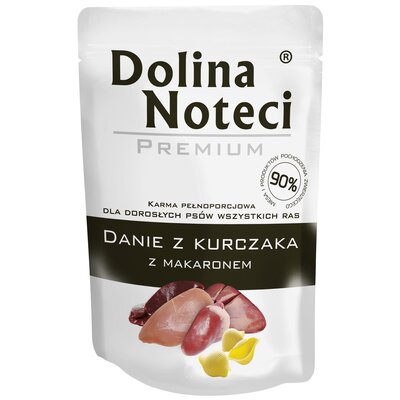 Karma dla psa DOLINA NOTECI Premium Danie z kurczaka z makaronem 100 g