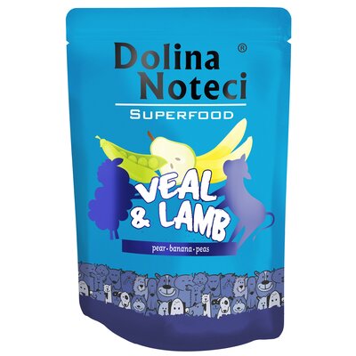Karma dla psa DOLINA NOTECI Superfood z cielęciną i jagnięciną 300 g