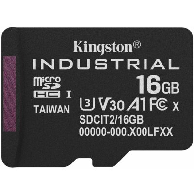 Karta pamięci KINGSTON Industrial microSDHC 16GB