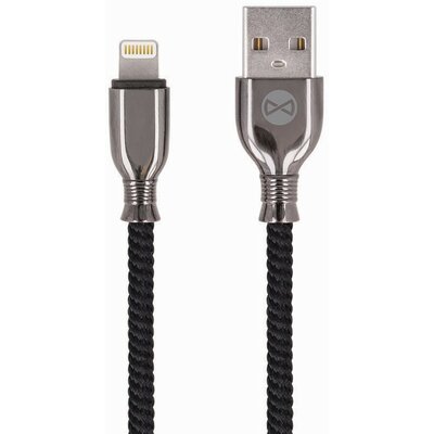 Kabel USB - Lightning FOREVER Tornado GSM097154 1m Czarny