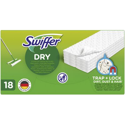 Ściereczka do mopa SWIFFER Traps & Locks (18 sztuk)