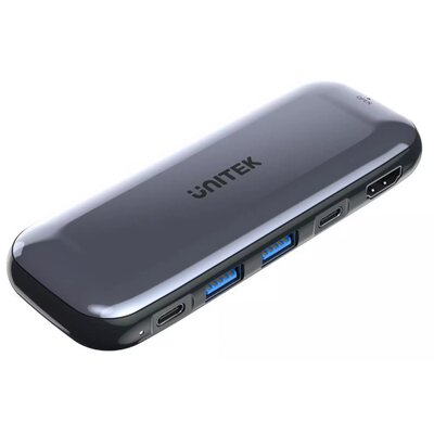 Hub UNITEK D1046A USB Typu C, Pasywny