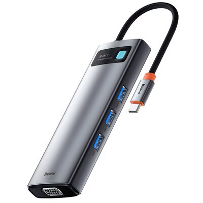 Hub BASEUS Metal Gleam CAHUB-CU0G USB Typu C, Pasywny