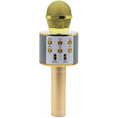 Zdjęcia - Głośnik przenośny MANTA Głośnik mobilny  MIC10-G z mikrofonem Złoty 