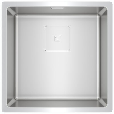 Zlewozmywak jednokomorowy TEKA Flexlinea RS15 40.40 M-XT 1B PureClean 115000053 Stal polerowana 44x44