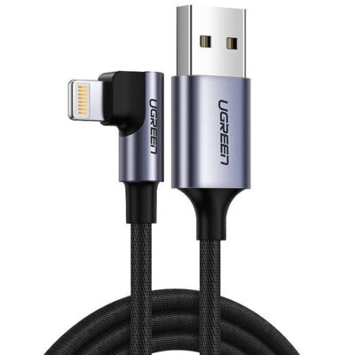 Kabel USB-A - Lightning UGREEN US299 12W 1 m Czarny