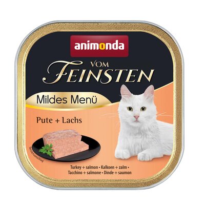 Karma dla kota ANIMONDA Vom Feinsten Mildes Menu Indyk z łososiem 100 g