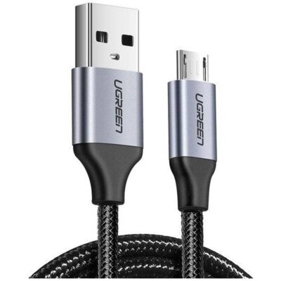 Kabel USB - Micro USB UGREEN US290 12W 3 m Czarny