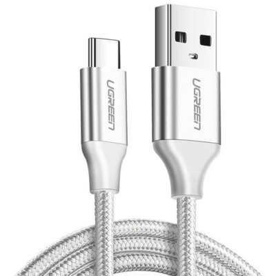 Kabel USB - USB-C UGREEN US288 15W 3 m Biały