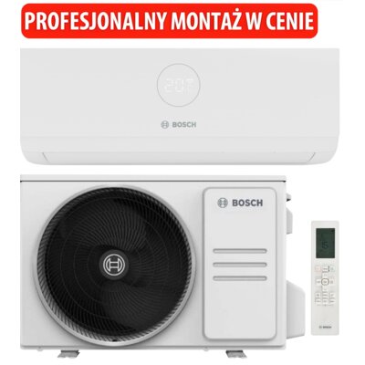 Klimatyzator Split, Pompa ciepła powietrze - powietrze BOSCH Climate 3000i U W 70 E z usługą montażu