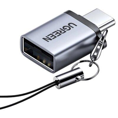 Adapter USB Typ-C - USB-A UGREEN US270 Szary