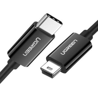 Kabel USB-C - Mini USB UGREEN US242 1 m Czarny