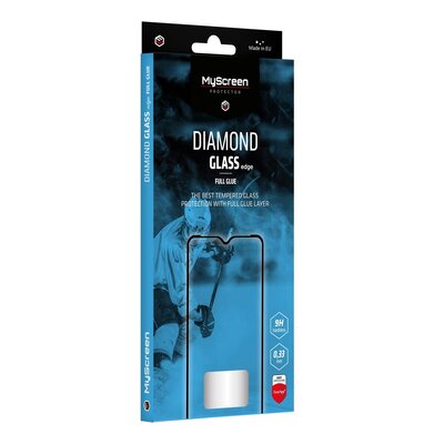 Szkło hartowane MYSCREEN Diamond Glass Edge Full Glue do Samsung Galaxy A12/M12 Czarny