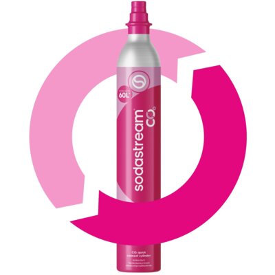 Wymiana naboju SODASTREAM CO2 Pink - gaz spożywczy oryginalny z atestem