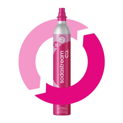 Wymiana naboju SODASTREAM CO2 Pink - gaz spożywczy oryginalny z atestem