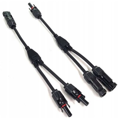 Kabel ECOFLOW MC4 do paneli fotowoltaicznych 0.3m