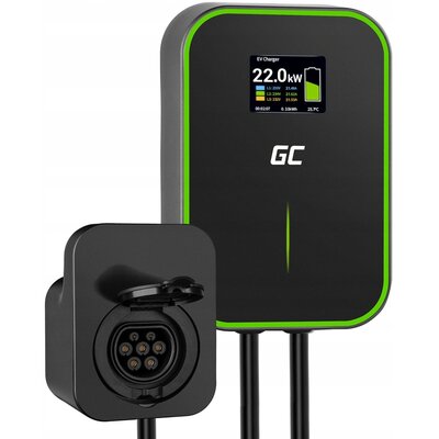 Ładowarka do samochodu elektrycznego GREENCELL Wallbox EV15RFID 22kW