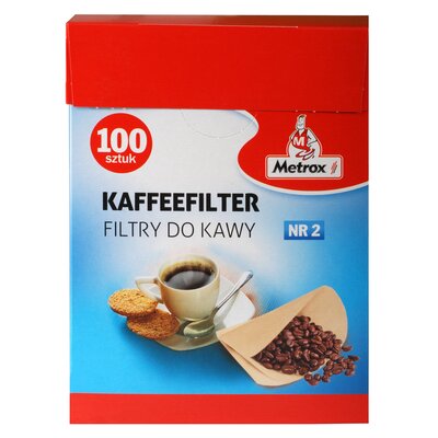 Filtr do kawy METROX 2 TZ (100 sztuk)