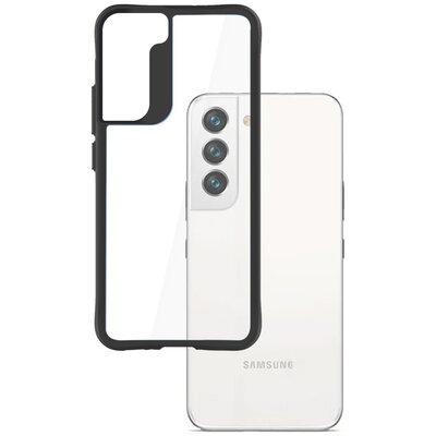 Etui 3MK Satin Armor Case+ do Samsung Galaxy S22 Przezroczysto-czarny