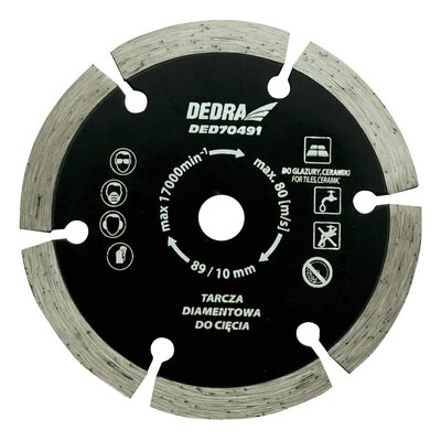 Tarcza do cięcia DEDRA DED70491 89 mm