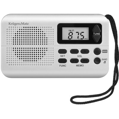 Radio KRUGER&MATZ KM0819 Cyfrowe Przenośne Biały