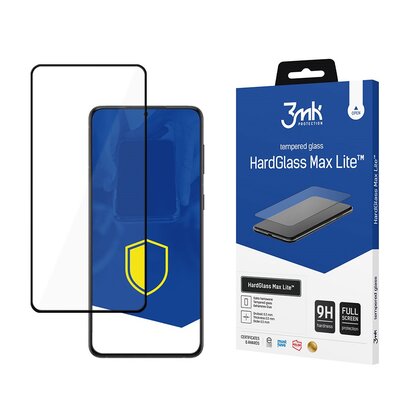 Szkło hartowane 3MK HardGlass Max Lite do Samsung Galaxy S22 Czarny