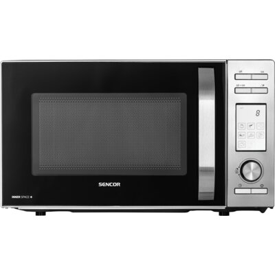 Kuchenka mikrofalowa SENCOR SMW 6020SS 700W średnica 24.5 cm pojemność 20L Srebrno-czarny