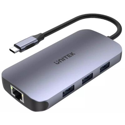Hub UNITEK D1071A USB Typu C, Pasywny