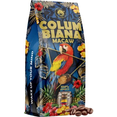 Kawa ziarnista BLUE ORCA COFFEE Columbiana Macaw 1 kg (Rzemieślnicza)
