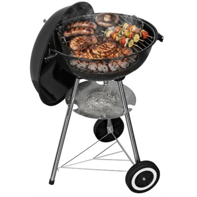 Grill ogrodowy węglowy ACTIVA 19340 Zamykany, okrągły, na kółkach