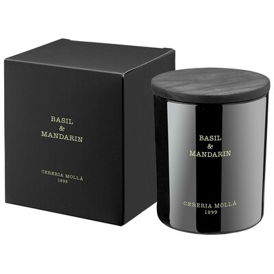 Świeca zapachowa CERERIA MOLLA Premium Basil & Mandarín 230 g