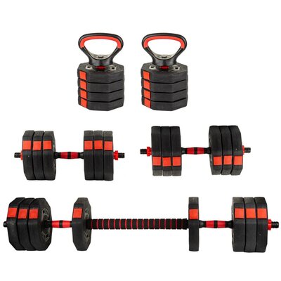 Zestaw hantli ENERO FIT 1039206 4w1 (2 x 10 kg)